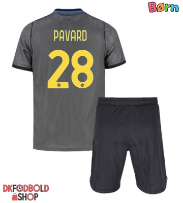 Inter Milan Benjamin Pavard #28 Tredje trøje Børn 2026-27 Kort ærmer (+ korte bukser)